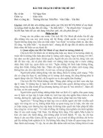 BÀI THU HOẠCH CHÍNH TRỊ HÈ 2017  Anh,chị hãy nêu những quan niệm của Chủ tịch Hồ Chí Minh về suy thoái tư tưởng,chính trị,đạo đức,lối sống, “ Tự diễn biến”, “ Tự chuyển hóa” trong nội bộ.Để thực hiện tốt các nội dung trên,theo anh, chị cần phải làm gì ?