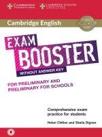 1 cambridge english exam booster 2017 preliminary without answ
