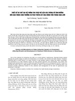 THIẾT KẾ VÀ CHẾ TẠO HỆ THỐNG THU THẬP DỮ LIỆU CÁC THÔNG SỐ ẢNH HƯỞNG ĐẾN QUÁ TRÌNH SINH TRƯỞNG VÀ PHÁT TRIỂN CÂY HOA ĐỒNG TIỀN TRONG NHÀ LƯỚI