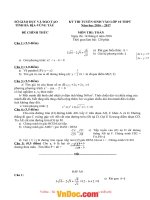 de thi tuyen sinh vao lop 10 mon toan so gd dt ba ria vung tau