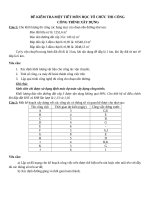 ĐỀ KIỂM TRA một TIẾT môn học tổ CHỨC THI CÔNG 