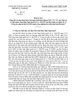 Báo cáo tổng kết 10 năm thực hiện Nghị quyết 11 khóa X về công tác phụ nữ trong thời kỳ đẩy mạnh CNHHĐH