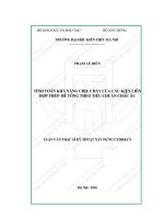 Tính toán khả năng chịu cháy của cấu kiện liên hợp thép   bê tông theo tiêu chuẩn châu âu (tt)