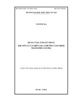 Quản lý hạ tầng kỹ thuật khu dân cư lấn biển cọc 6   phường cẩm thịnh   thành phố cẩm phả (tt) 