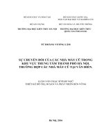 Sự chuyển đổi của các nhà máy cũ trong khu vực trung tâm thành phố hà nội  trường hợp các nhà máy cũ tại văn điển (tt)