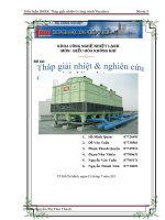 Tiểu Luận ĐHKK đề tài GIẢI PHÁP NHIỆT  NGHIÊN CỨU