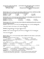 Đề thi thử THPT Quốc gia năm 2017 môn Anh có đáp án