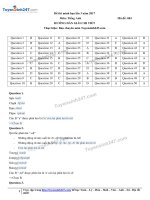 Hướng dẫn giải chi tiết đề thi minh họa lần 3 môn Tiếng Anh