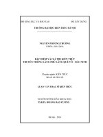 Đặc điểm và giá trị kiến trúc truyền thống làng phù lãng quế võ bắc ninh (tt) 