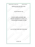 Tổ chức không gian kiến trúc thương mại dịch vụ của nhà ga t1 sân bay quốc tế nội bài hà nội (tt) 