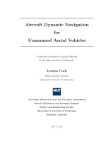 Aircraft dynamic navigation for unmanned aerial vehicles 