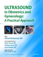 ultrasound in obstetrics  gynecology  a practical approach  hướng dẫn siêu âm sản phụ khoa