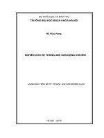 NGHIÊN CỨU HỆ THỐNG ABS DẪN ĐỘNG KHÍ NÉN (LA TIẾN SĨ)