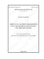 Nghiên cứu các giải pháp ổn định khối trượt có cấu trúc đặc biệt ở sapa để xây dựng công trình trên sườn dốc (tt)