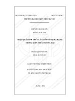 Hiệu quả hình thức của lớp vỏ dạng mạng trong kiến trúc đương đại (tt) 