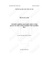 Tổ chức không gian kiến trúc cảnh quan các khu công nghiệp vsip tại miền bắc (tt)