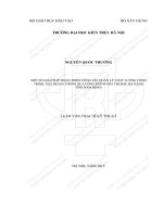 Một số giải pháp hoàn thiện công tác quản lý chất lượng công trình xây dựng (thông qua công trình nhà thi đấu đa năng tỉnh nam định) (tt)