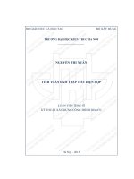 Tính toán dầm thép tiết diện hộp (tt)