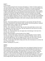 Bài đọc Tiếng Anh lớp 8