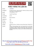 Giải pháp quy hoạch kiến trúc hạn chế ô nhiễm môi trường tại các khu nhà ở chung cư tại thành phố hà nội (tt)