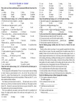 Ôn tập thi vào lớp 10 môn Tiếng Anh phần 1