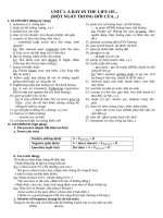 Đề Cương Tiếng Anh 10