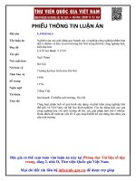 Nghiên cứu các giải pháp quy hoạch các xí nghiệp công nghiệp nhằm hạn chế ô nhiễm và bảo vệ môi trường hà nội trong thời kỳ công nghiệp hóa   hiện đại hóa (tt)