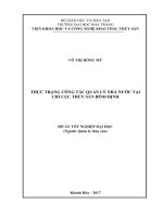 Thực trạng công tác quản lý nhà nước tại chi cục thủy sản bình định 