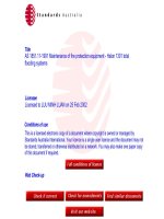 AS 1851 11 1991 maintenance of fire protection equipment   h