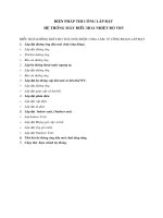 BIỆN PHÁP THI CÔNG LẮP ĐẶT HỆ THỐNG MÁY  ĐIỀU HÒA NHIỆT ĐỘ VRV