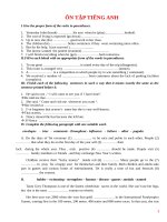 bài tập trắc nghiệm tiếng anh 11