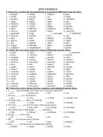 Kiểm tra tiếng anh trắc nghiệm