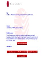 AS 1851 2 1995 maintenance of fire protection equipment   fi