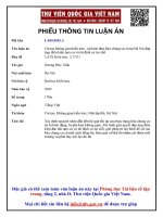 Cải tạo không gian kiến trúc tái khai thác khu chung cư cũ tại hà nội đáp ứng điều kiện tạm cứ và tái định cư tại chỗ (tt)
