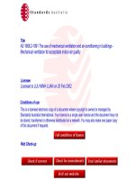 AS 1668 2 1991 the use of mechanical ventilation and air con