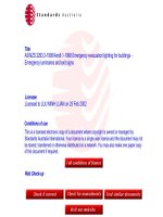 AS NZS 2293 3 1995 amdt 1 1998 emergency evacuation lighting 