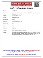 Nghiên cứu ảnh hưởng của dự trữ vật tư đến thiết kế tổng mặt bằng xây dựng công trình ở việt nam (tt)