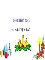 Toan 7 tiet 26 luyen tap1