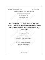 Giải pháp thiết kế kiến trúc tích hợp pin năng lượng mặt trời vào lớp vỏ công trình trung tâm thương mại tại bắc trung bộ, việt nam (tt)