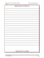 BÁO CAÓ TỐT NGHIỆP THỰC TẬP CÔNG TY ĐIỆN LẠNH