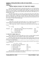 Chương 7:  KHÁI NIỆM CƠ BẢN VỀ TRUYỀN NHIỆT