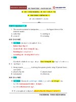 ĐỀ TOEIC BÁCH KHOA 11 6 2017   CA 1