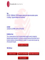 AS 2220 1 1989 amdt 2 1993 emergency warning and intercommun 