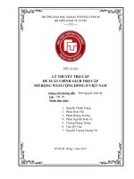 TIỂU LUẬN LÝ THUYẾT TRỢ CẤP ĐỀ XUẤT CHÍNH SÁCH TRỢ CẤP MỞ RỘNG WIFI CỘNG ĐỒNG Ở VIỆT NAM