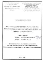 Mise en valeur didentité paysagère des berges du mékong dans laménagement de la ville de luangprabang (tt)