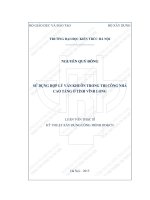 Sử dụng hợp lý ván khuôn trong thi công nhà cao tầng ở tỉnh vĩnh long (tt)