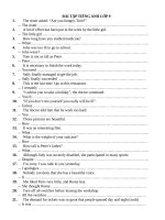 bài tập tiếng anh 9