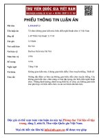 Tổ chức không gian biểu diễn nghệ thuật chèo ở việt nam (tt)