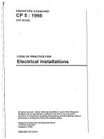 CP 05 1998 electrical installations 