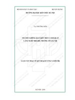 Tổ chức không gian kiến trúc cảnh quan làng nghề nhị khê, thường tín, hà nội (tt)